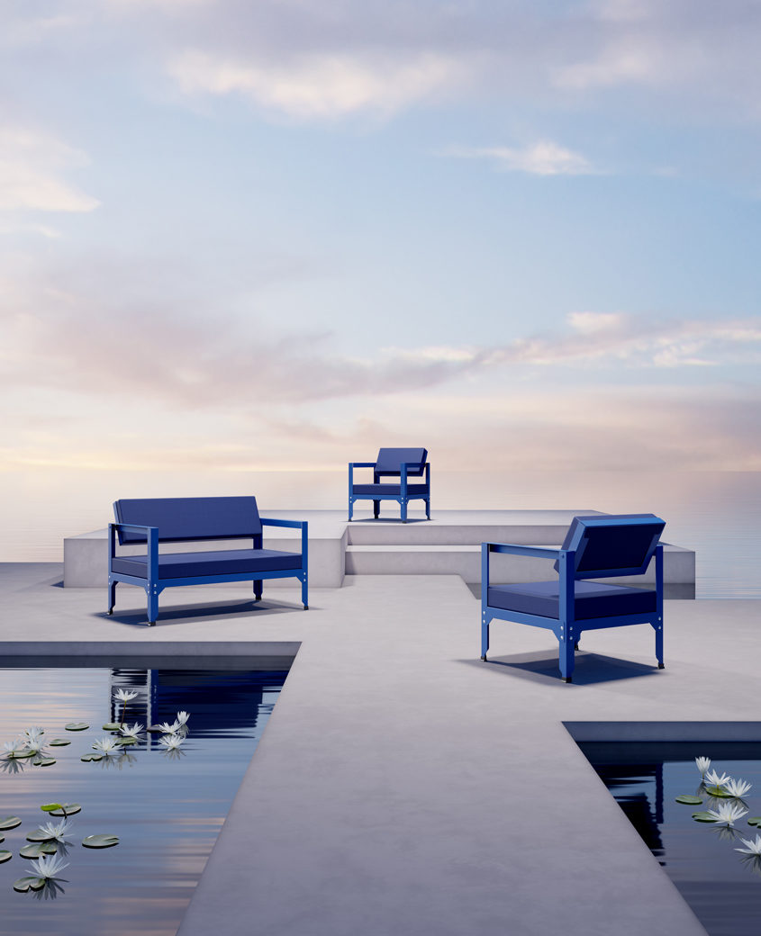 Matière Grise, marque de mobilier design en métal, issue de la fabrication française